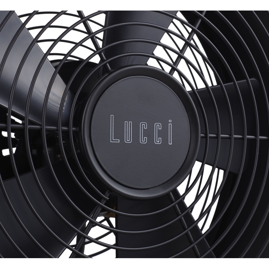 Lucci Air 213116EU - Stojeći ventilator BREEZE, braon, prečnik 46 cm