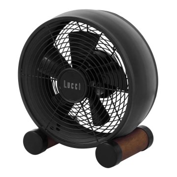 Lucci air 213121 - Stoni ventilator BREEZE, braon, prečnik 20 cm