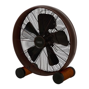 Lucci Air 213123EU - Stojeći ventilator BREEZE, smeđe boje, prečnik 46 cm