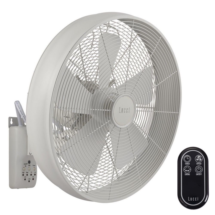 Lucci air 213124 - Daljinski upravljač za ventilatore BREEZE, crni
