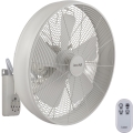 Lucci Air 213128EU - Zidni ventilator BREEZE 55W/230V bela + Daljinski upravljač