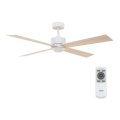 Lucci air 213171 - LED plafonski ventilator NEWPORT, drvo/bela/bež + daljinski upravljač