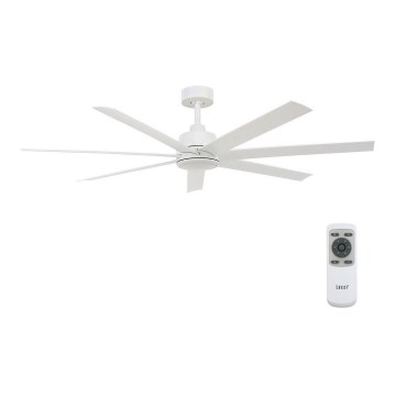 Lucci air 213182 - LED Plafonski ventilator ATLANTA 1xGX53/12W/230V bela + Daljinski upravljač