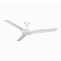 Lucci Air 21321549 - Plafonski ventilator ABYSS pr. 142 cm IP66 bela + Daljinski upravljač