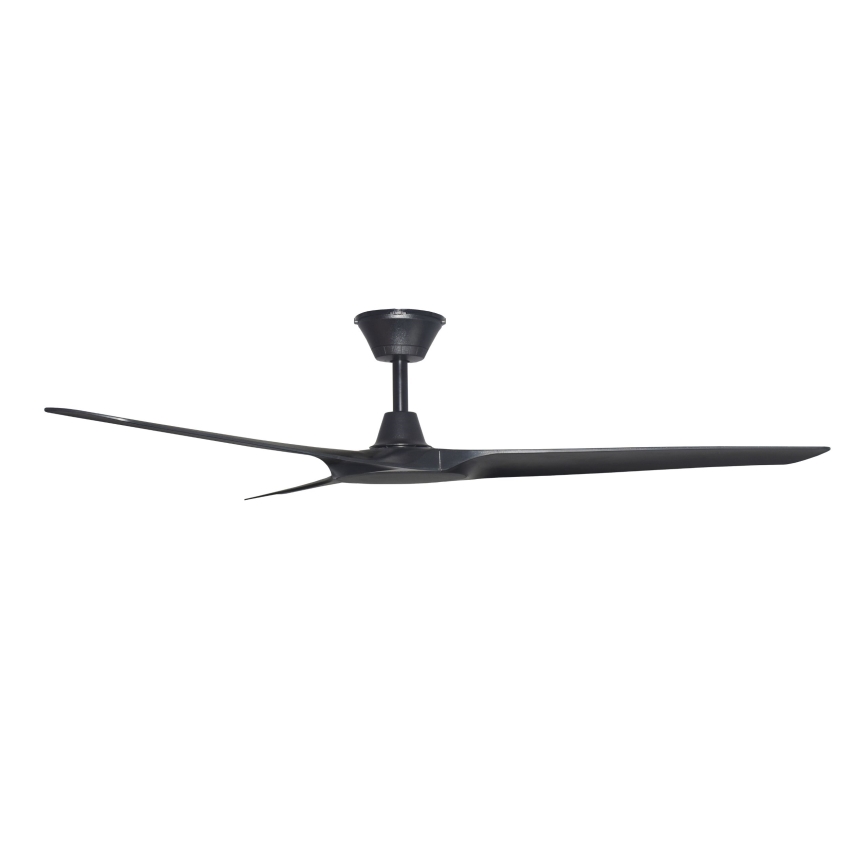 Lucci Air 21321649 - Plafonski ventilator ABYSS pr. 142 cm IP66 crno + Daljinski upravljač