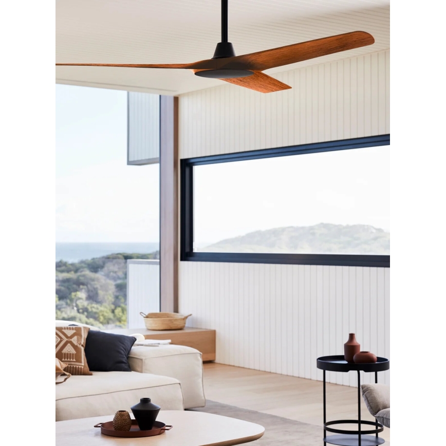 Lucci Air 21321749 - Plafonski ventilator ABYSS pr. 142 cm IP66 braon + Daljinski upravljač