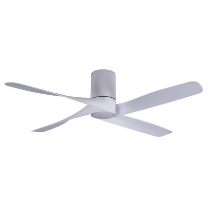 Lucci air 213350 - LED prigušiva stropni ventilator RIVIERA 1xGX53/12W/230V bela, prečnik 132 cm + daljinski upravljač