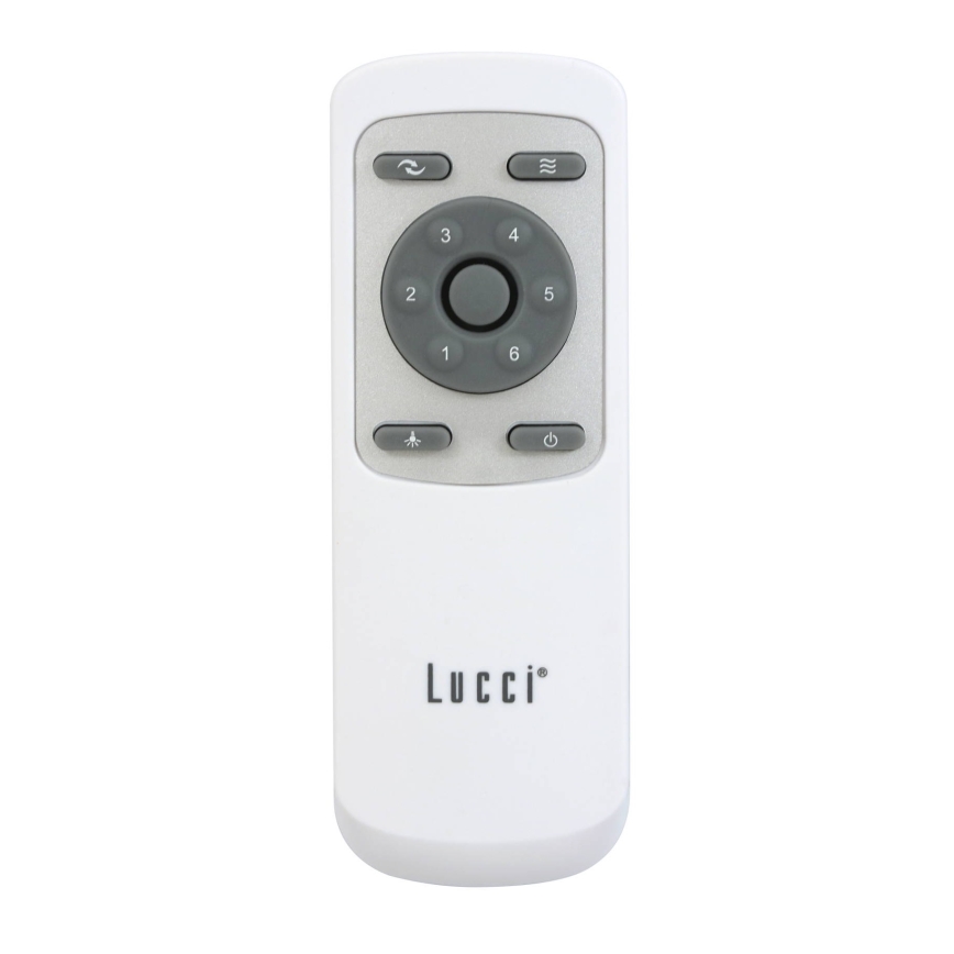 Lucci air 21610149 - Plafonski ventilator LONDO, crni, prečnik 132 cm + daljinski upravljač