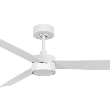 Lucci air 21610349- LED prigušiva plafonski ventilator CLIMATE 1xGX53/12W/230V bela prečnik 132 cm + daljinski upravljač