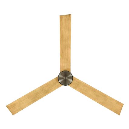 Lucci air 21610449 - LED Prigušivi plafonski ventilator CLIMATE 1xGX53/12W/230V braon/sjajni krom + Daljinski upravljač