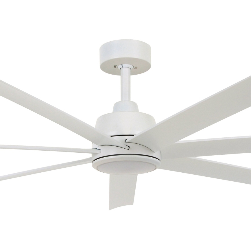 Lucci air 21610849 - Plafonski ventilator ATLANTA 1xGX53/12W/230V, bela, prečnik 183 cm + daljinski upravljač