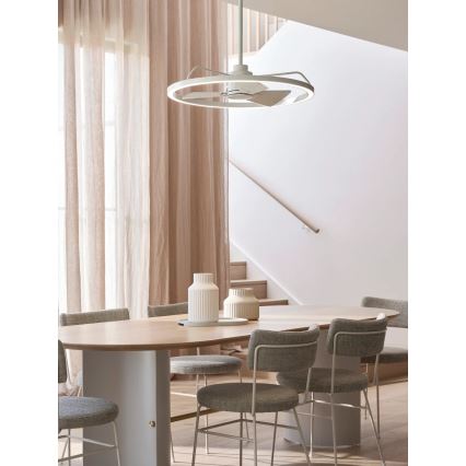 Lucci Air 21612286 - LED stropni ventilator CESSNA, prigušiva, LED/36W/230V, 3000/4000/5000K, bela + daljinski upravljač