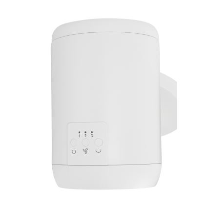Lucci Air 21612549 - Zidni ventilator JET 32W/230V bela + daljinski upravljač