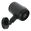 Lucci Air 21612649 - Zidni ventilator JET 32W/230V, crni, sa daljinskim upravljačem