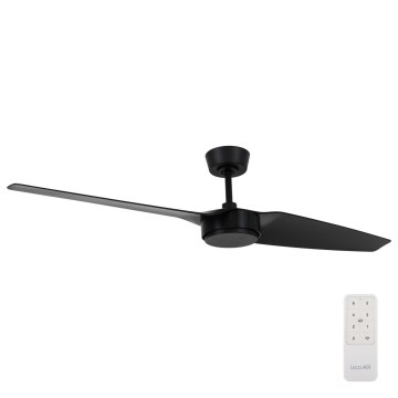Lucci air 21615449 - Plafonski ventilator CONDOR, crni, prečnik 137 cm + daljinski upravljač