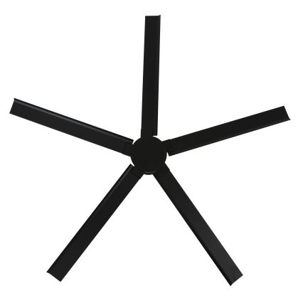 Lucci air 21616149 - Plafonski ventilator MONZA IP55 crne boje prečnik 152 cm + daljinski upravljač