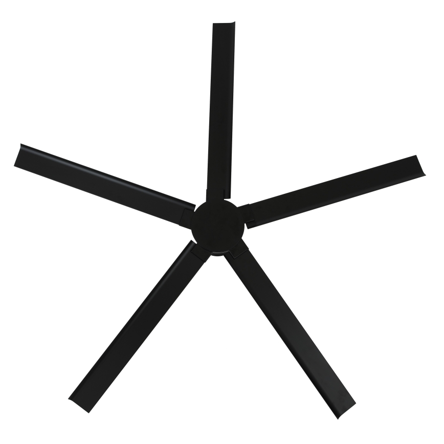 Lucci air 21616149 - Plafonski ventilator MONZA IP55 crne boje prečnik 152 cm + daljinski upravljač