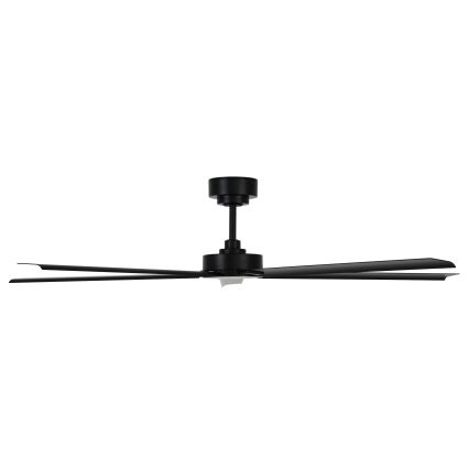 Lucci air 21616149 - Plafonski ventilator MONZA IP55 crne boje prečnik 152 cm + daljinski upravljač