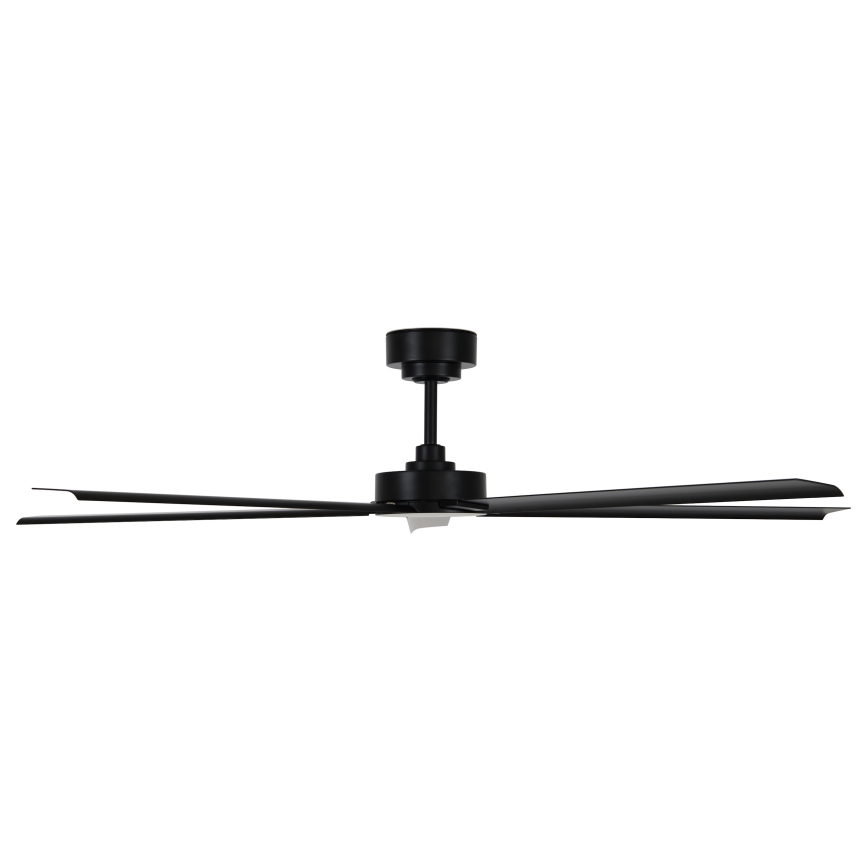 Lucci air 21616149 - Plafonski ventilator MONZA IP55 crne boje prečnik 152 cm + daljinski upravljač