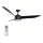 Lucci air 512910 - LED Plafonski ventilator AIRFUSION NORDIC LED/20W/230V crno + Daljinski upravljač