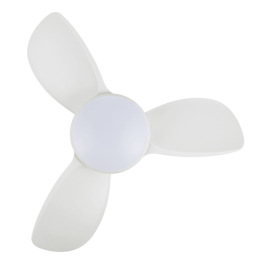 Lucci air 513071 - LED prigušiva plafonski ventilator SYROS LED/18W/230V 3000/4000/6000K bela, prečnik 78 cm + daljinski upravljač