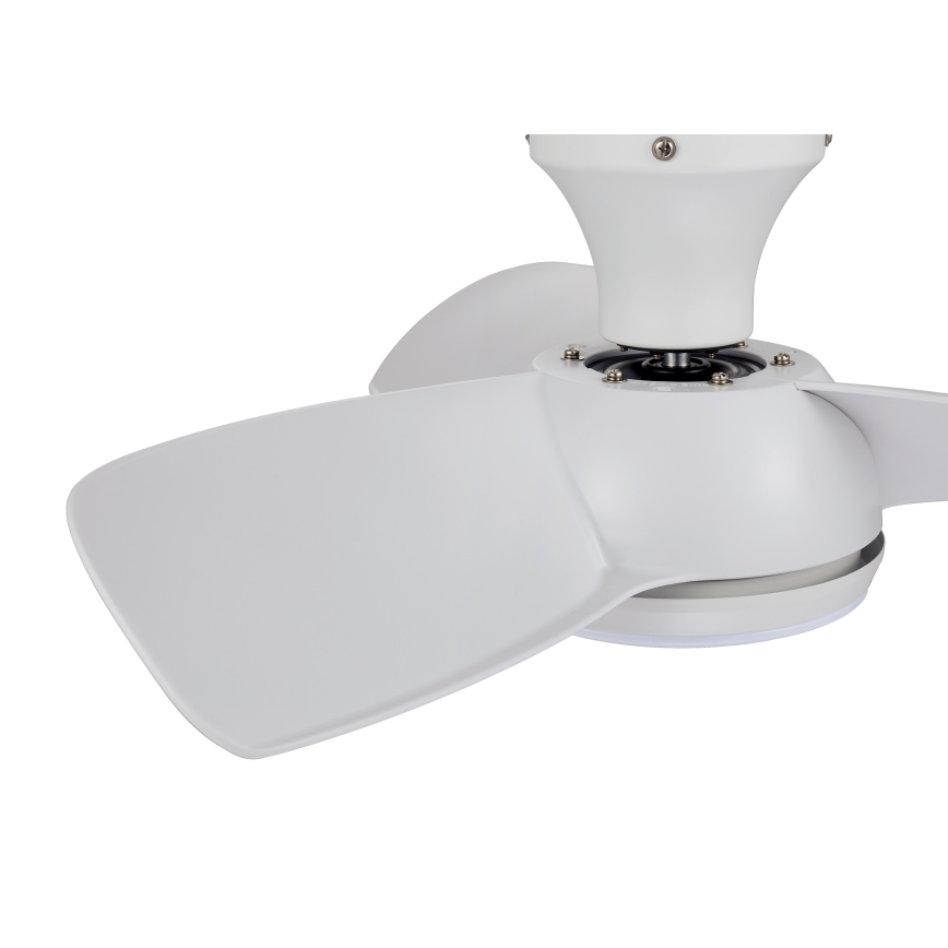 Lucci air 513071 - LED prigušiva plafonski ventilator SYROS LED/18W/230V 3000/4000/6000K bela, prečnik 78 cm + daljinski upravljač