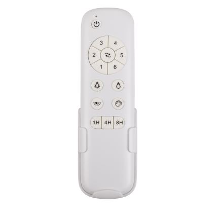 Lucci air 513072 - LED Prigušivi plafonski ventilator BRONX LED/18W/230V 3000/4000/6000K crno/sjajni krom + Daljinski upravljač