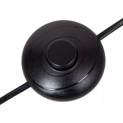 Lucide 09739/02/30 - Podna lampa CLUBS 2xGU10/40W/230V crno
