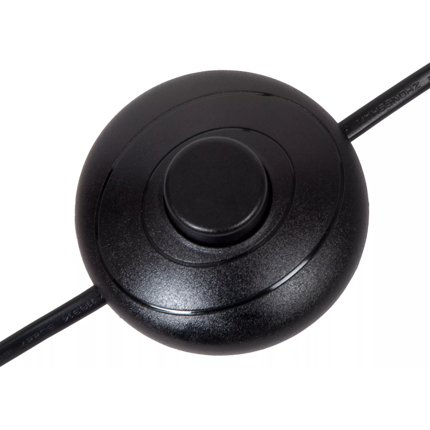 Lucide 09739/02/30 - Podna lampa CLUBS 2xGU10/40W/230V crno