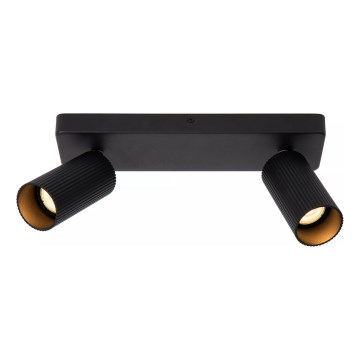Lucide 09939/02/30 - Spot svetiljka CLUBS 2xGU10/40W/230V crna