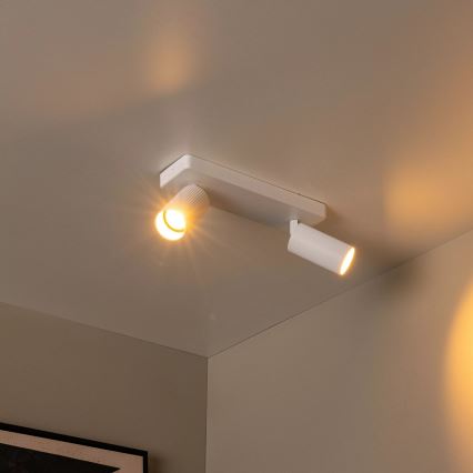 Lucide 09939/02/31 - Spot svetiljka CLUBS 2xGU10/40W/230V bela