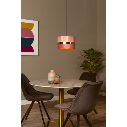 Lucide 10409/01/66 - Luster na sajli EXTRAVAGANZA TUSSE 1xE27/60W/230V roze