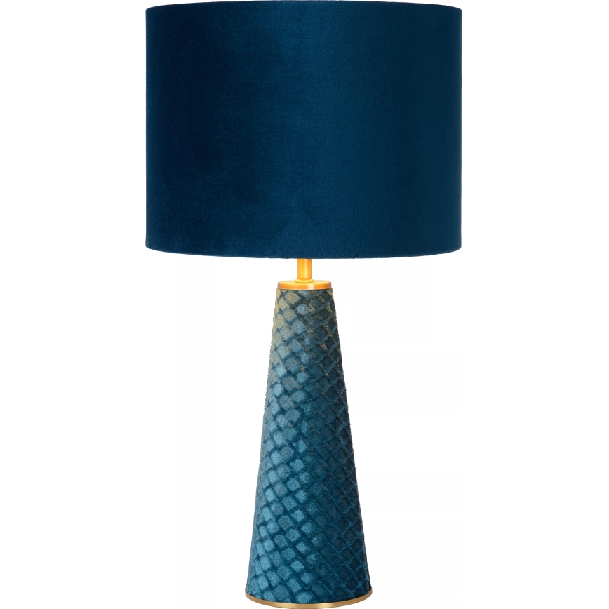 Lucide 10501/81/37 - Stona lampa EXTRAVAGANZA VELVET 1xE27/60W/230V plava