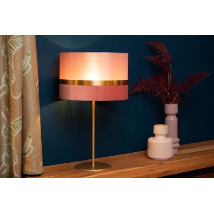 Lucide 10509/81/66 - Stona lampa EXTRAVAGANZA TUSSE 1xE14/40W/230V roze