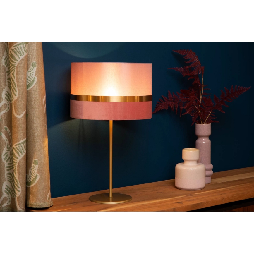 Lucide 10509/81/66 - Stona lampa EXTRAVAGANZA TUSSE 1xE14/40W/230V roze