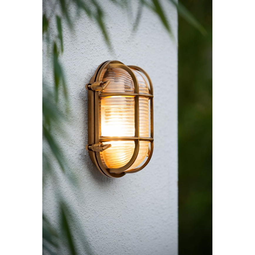 Lucide 11891/20/02 - Spoljašnja zidna lampa DUDLEY 1xE27/40W/230V IP65 zlatna