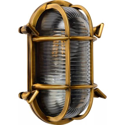 Lucide 11891/20/02 - Spoljašnja zidna lampa DUDLEY 1xE27/40W/230V IP65 zlatna