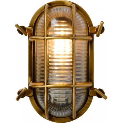 Lucide 11891/20/02 - Spoljašnja zidna lampa DUDLEY 1xE27/40W/230V IP65 zlatna