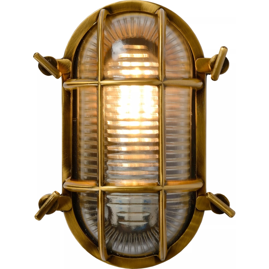 Lucide 11891/20/02 - Spoljašnja zidna lampa DUDLEY 1xE27/40W/230V IP65 zlatna