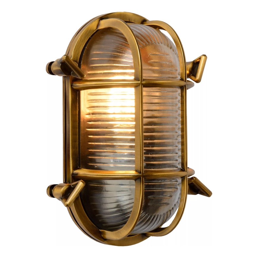 Lucide 11891/20/02 - Spoljašnja zidna lampa DUDLEY 1xE27/40W/230V IP65 zlatna