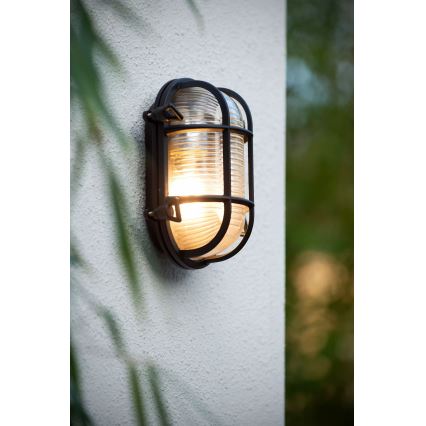 Lucide 11891/20/30 - Spoljašnja zidna lampa DUDLEY 1xE27/40W/230V IP65 crno