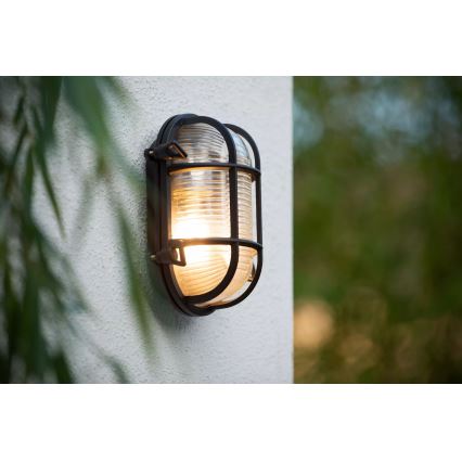 Lucide 11891/20/30 - Spoljašnja zidna lampa DUDLEY 1xE27/40W/230V IP65 crno