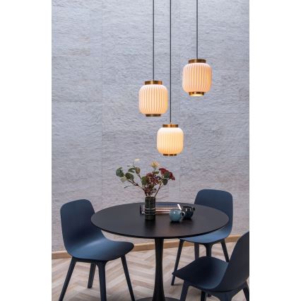 Lucide 13435/03/31 - Luster na sajli GOSSE 3xE27/40W/230V porcelan