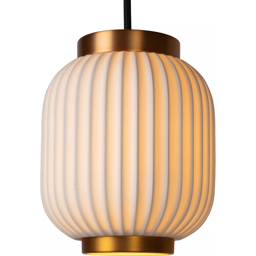 Lucide 13435/03/31 - Luster na sajli GOSSE 3xE27/40W/230V porcelan