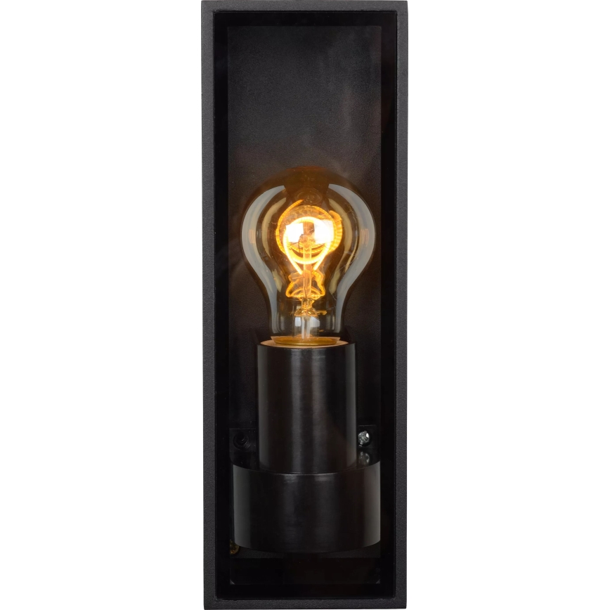 Lucide 15802/01/30 - Spoljašnja zidna lampa DUKAN 1xE27/15W/230V IP65 crno