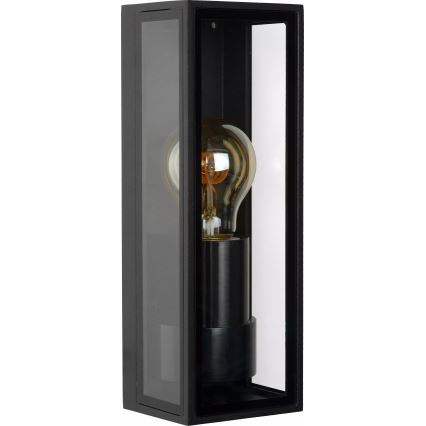 Lucide 15802/01/30 - Spoljna zidna svetiljka DUKAN 1xE27/15W/230V IP65 crna