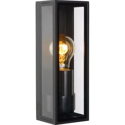 Lucide 15802/01/30 - Spoljna zidna svetiljka DUKAN 1xE27/15W/230V IP65 crna