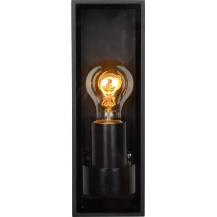 Lucide 15802/01/30 - Spoljna zidna svetiljka DUKAN 1xE27/15W/230V IP65 crna