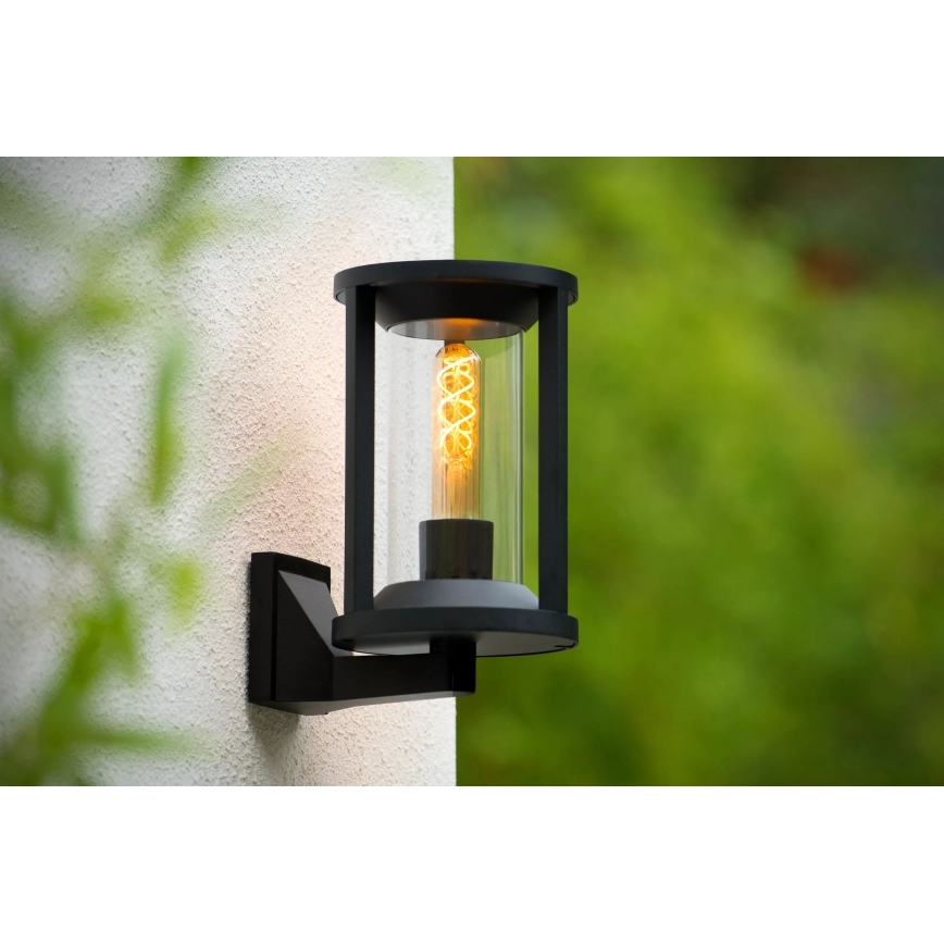 Lucide 15803/01/30 - Spoljašnja zidna lampa CADIX 1xE27/15W/230V IP65 crno