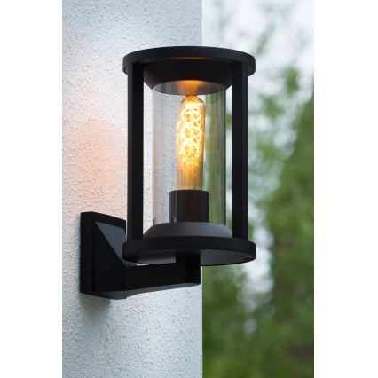 Lucide 15803/01/30 - Spoljašnja zidna lampa CADIX 1xE27/15W/230V IP65 crno